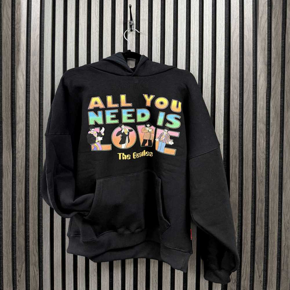 The Beatles - AYNIL Stacked Hoodie - Black